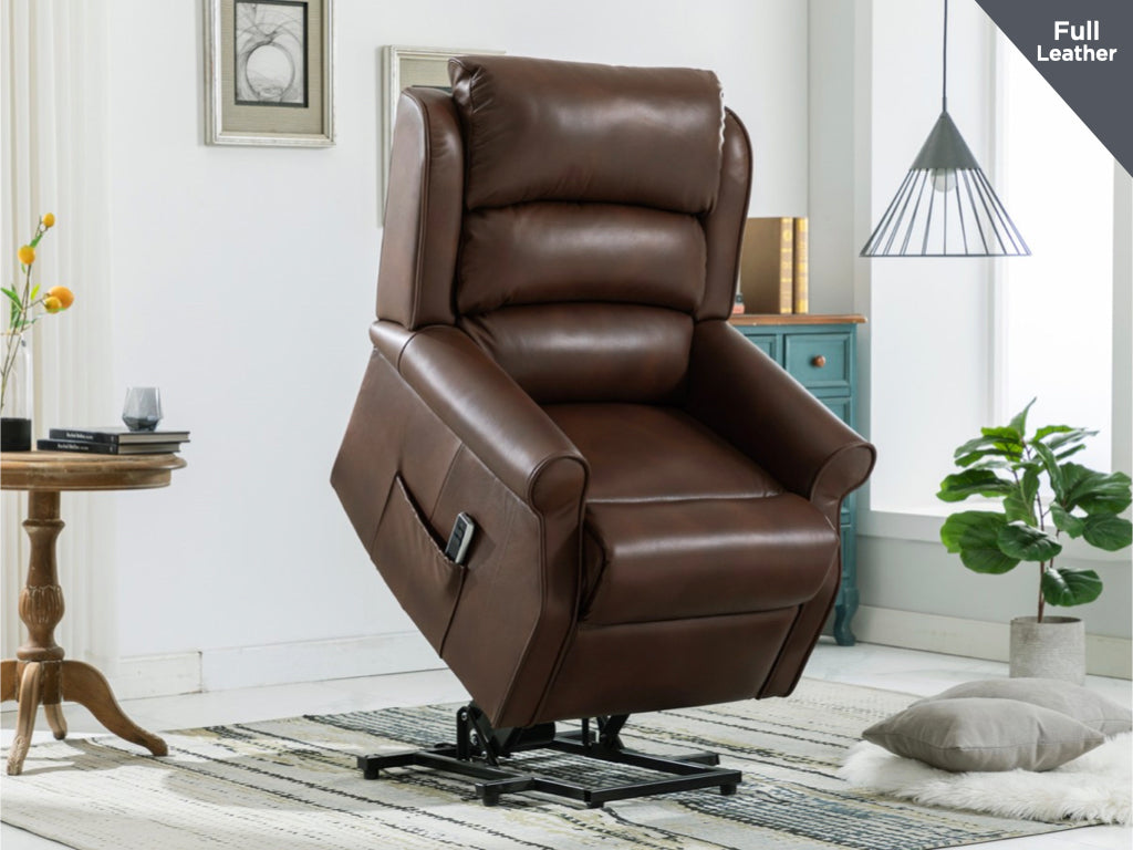 Winceby | Leather | Power Rise Recliner (lifts you out)