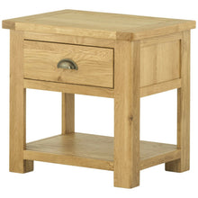 Load image into Gallery viewer, Binbrook Lamp Table with Drawer - Oak
